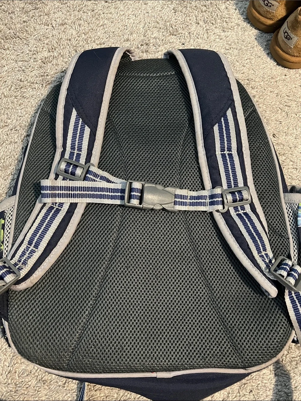 Pottery Barn Kids Mackenzie Large backpack aliens space UFOs